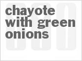 recipe for chayote with green onions