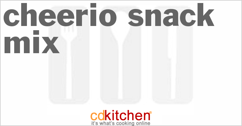 Cheerio Snack Mix - CDKitchen.com