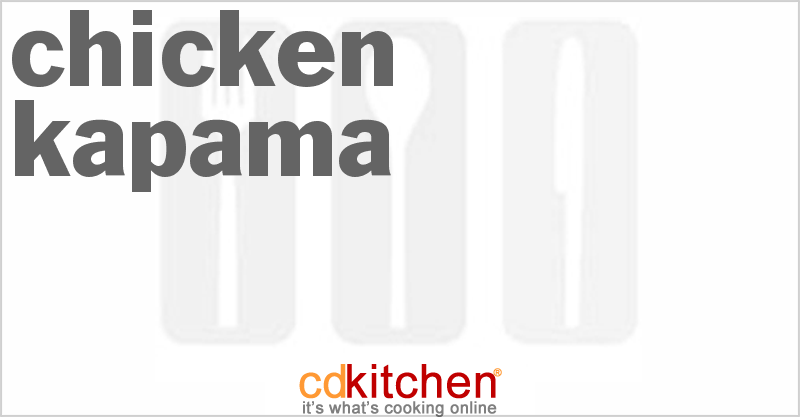 Chicken Kapama - CDKitchen.com