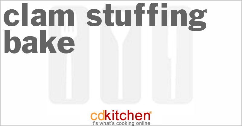 Clam Stuffing Bake - CDKitchen.com