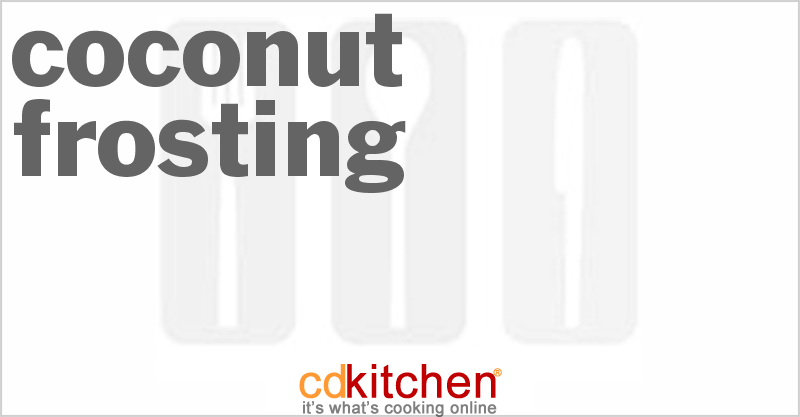 Coconut Frosting - CDKitchen.com