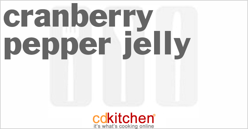Cranberry Pepper Jelly - CDKitchen.com