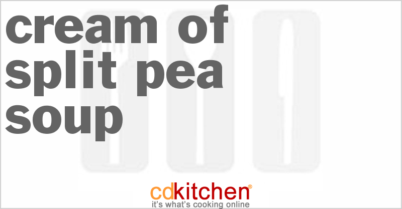 Cream Of Split Pea Soup - CDKitchen.com