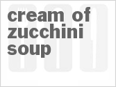 recipe for cream of zucchini soup