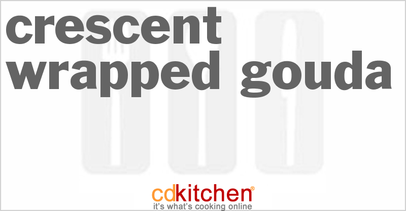 Crescent Wrapped Gouda - CDKitchen.com