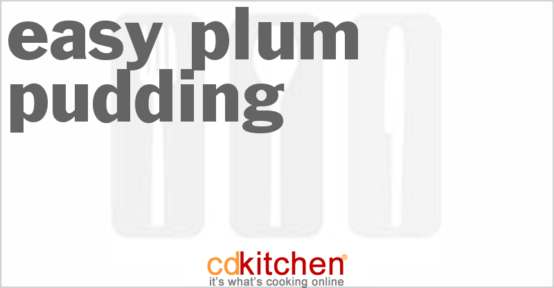 Easy Plum Pudding - CDKitchen.com