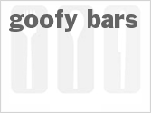 recipe for goofy bars