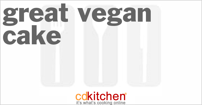 Great Vegan Cake - CDKitchen.com