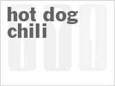 recipe for hot dog chili