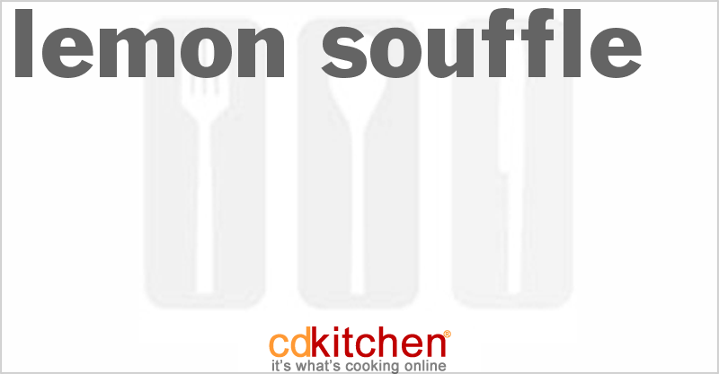 Lemon Souffle - CDKitchen.com