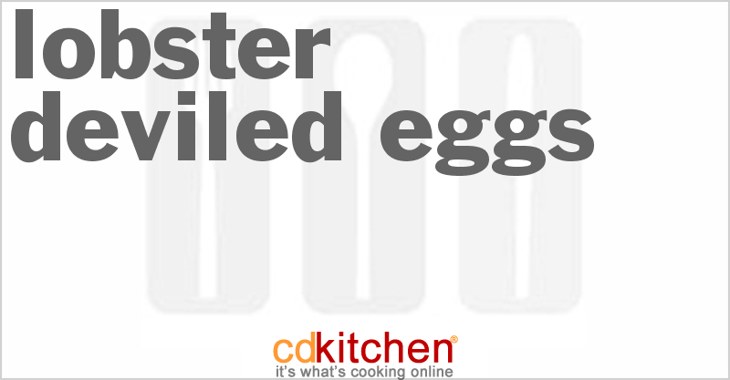 Lobster Deviled Eggs - CDKitchen.com