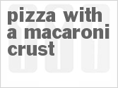 recipe for pizza with a macaroni crust