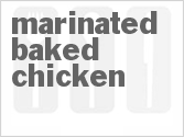 recipe for marinated baked chicken