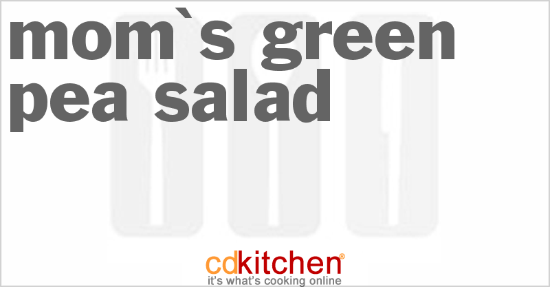 Mom's Green Pea Salad - CDKitchen.com