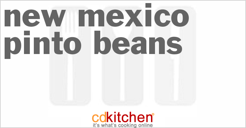 New Mexico Pinto Beans - CDKitchen.com
