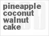 recipe for pineapple-coconut-walnut cake