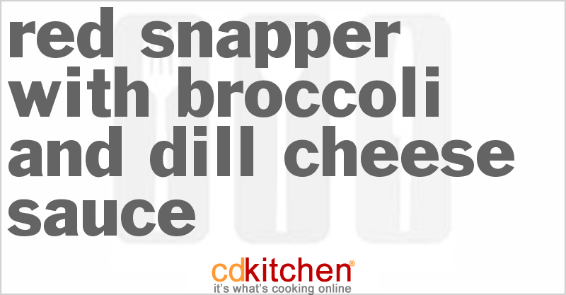 Red Snapper With Broccoli And Dill Cheese Sauce - CDKitchen.com