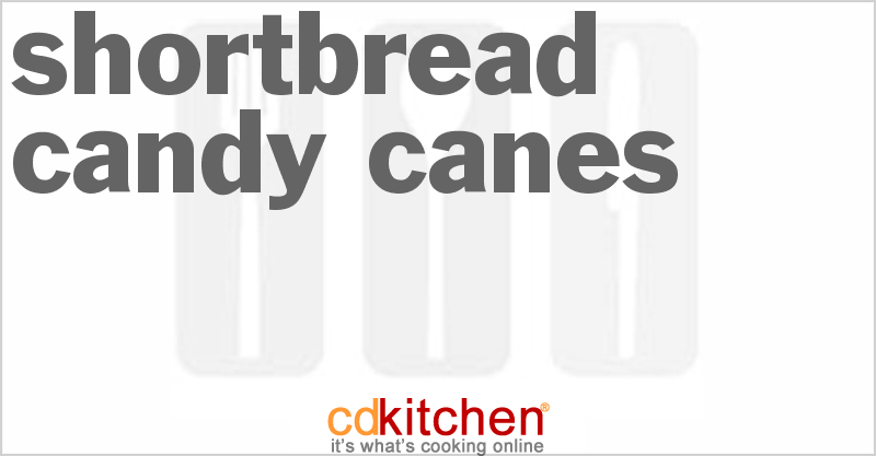 Shortbread Candy Canes - CDKitchen.com