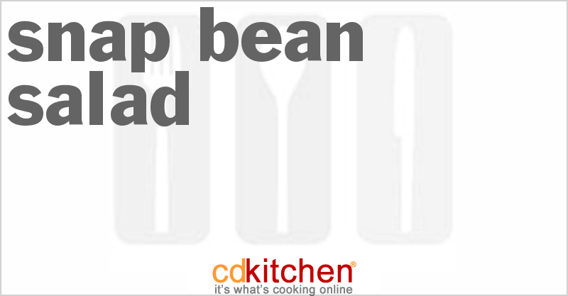 Snap Bean Salad - CDKitchen.com