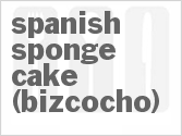 recipe for spanish sponge cake (bizcocho)