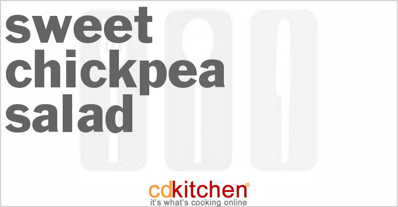 Sweet Chickpea Salad - CDKitchen.com