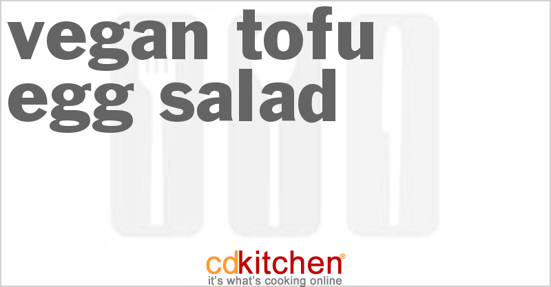Vegan Tofu Egg Salad - CDKitchen.com