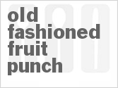 Old Fashioned Fruit Punch