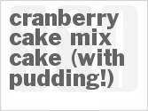Cranberry Cake Mix Cake (With Pudding!)