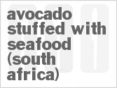Avocado Stuffed with Seafood (South Africa)
