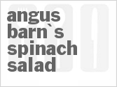 recipe for angus barn's spinach salad
