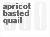 recipe for apricot basted quail