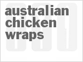 recipe for australian chicken wraps