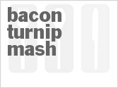 recipe for bacon turnip mash
