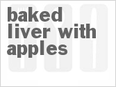 recipe for baked liver with apples