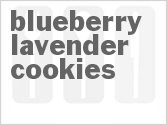 recipe for blueberry lavender cookies