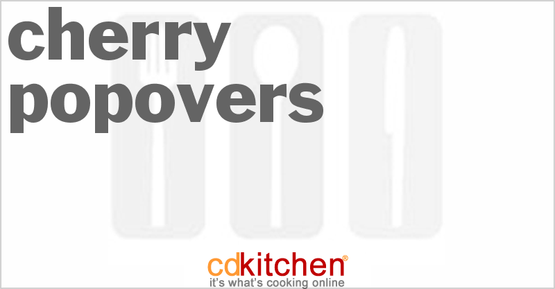 Cherry Popovers - CDKitchen.com
