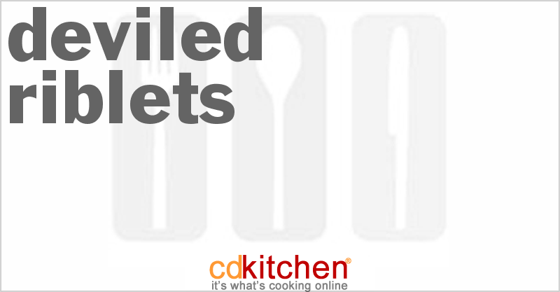 Deviled Riblets - CDKitchen.com