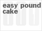 recipe for easy pound cake