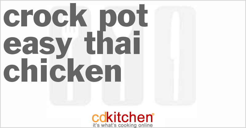 Easy Thai Chicken - CDKitchen.com