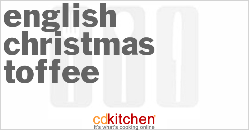 English Christmas Toffee - CDKitchen.com
