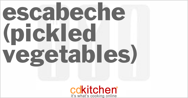 Escabeche (Pickled Vegetables) - CDKitchen.com