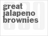 recipe for great jalapeno brownies