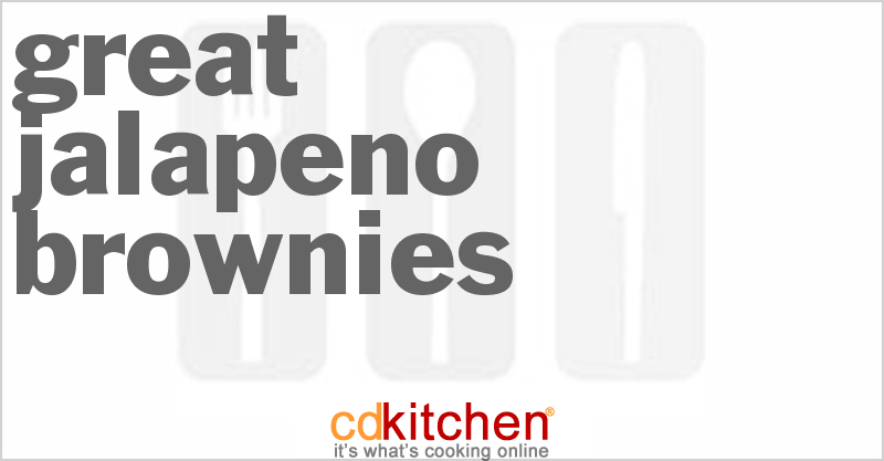 Great Jalapeno Brownies - CDKitchen.com