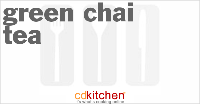 Green Chai Tea - CDKitchen.com