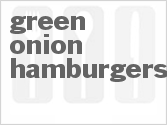 recipe for green onion hamburgers