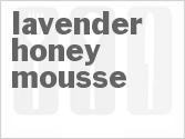 recipe for lavender honey mousse