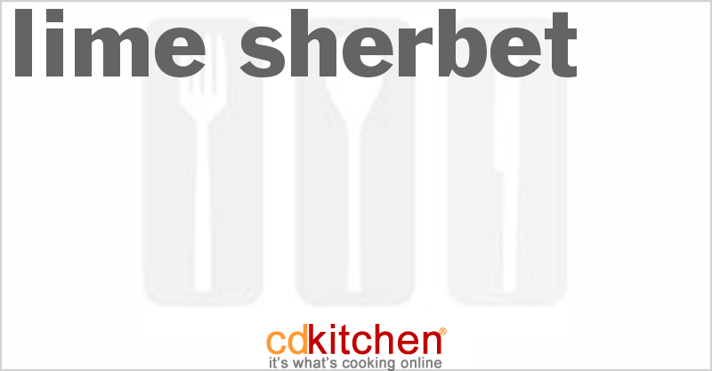 Lime Sherbet - CDKitchen.com