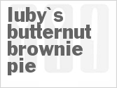 recipe for luby's butternut brownie pie