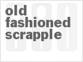 recipe for old-fashioned scrapple