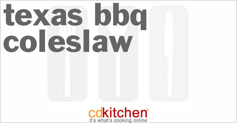 Texas BBQ Coleslaw - CDKitchen.com